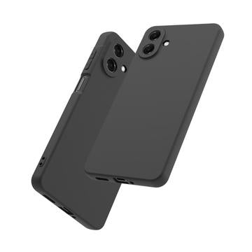 Samsung Galaxy A07 4G Stødsikkert Silikone Cover - sort