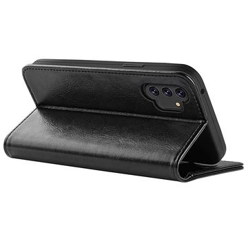 Samsung Galaxy A13 Pung Taske med Magnetisk Lukning - Sort
