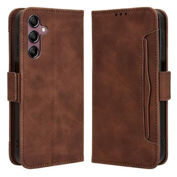 Samsung Galaxy A15 Pung Cover med Kortholder - Brun