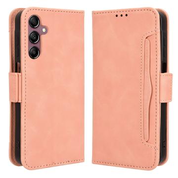 Samsung Galaxy A15 Pung Cover med Kortholder - Pink
