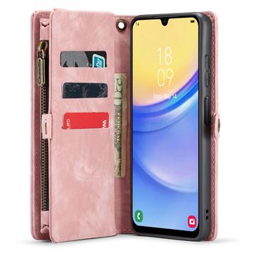 Samsung Galaxy A15 Caseme 008 2-i-1 Multifunktionel Pung - Pink