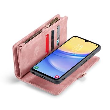 Samsung Galaxy A15 Caseme 008 2-i-1 Multifunktionel Pung - Pink