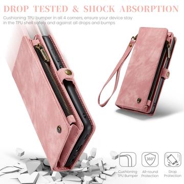 Samsung Galaxy A15 Caseme 008 2-i-1 Multifunktionel Pung - Pink