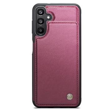 Samsung Galaxy A15 Caseme C22-etui RFID-kortpung - rød