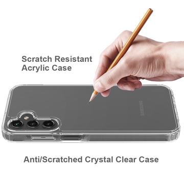 Samsung Galaxy A15 Ridsefast Hybrid Cover - Gennemsigtig