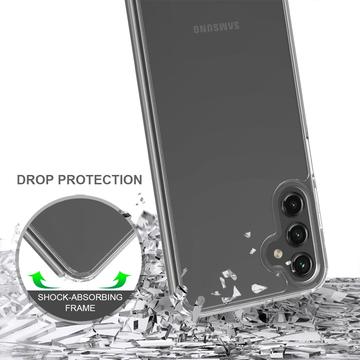 Samsung Galaxy A15 Ridsefast Hybrid Cover - Gennemsigtig