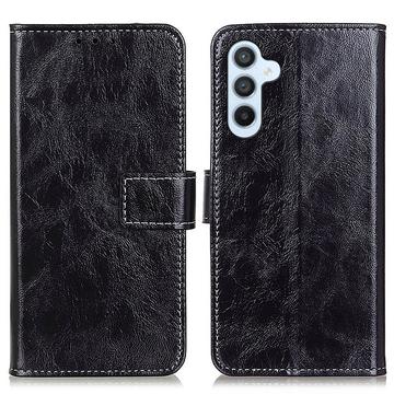 Samsung Galaxy A15 Pung Taske med Magnetisk Lukning - Sort