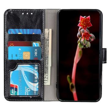 Samsung Galaxy A15 Pung Taske med Magnetisk Lukning - Sort