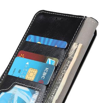 Samsung Galaxy A15 Pung Taske med Magnetisk Lukning - Sort