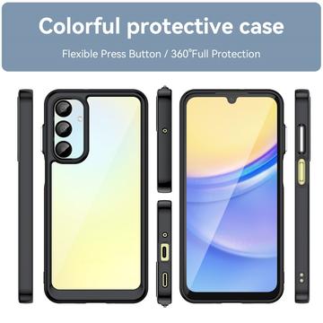 Samsung Galaxy A16 Anti-Shock Hybrid Cover - Sort