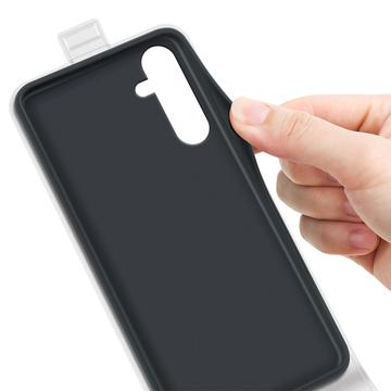 Samsung Galaxy A16 Vertikal Flip Cover med Kortholder - Hvid