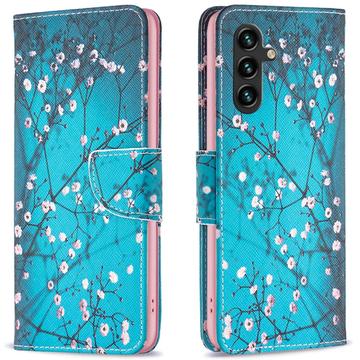 Samsung Galaxy A16 Wonder Series Pung - Hvid Blomster