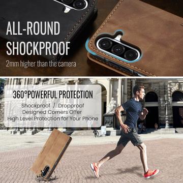 Samsung Galaxy A17 Caseme 013 Series Pung - Brun