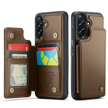 Samsung Galaxy A17 Caseme C22-etui RFID-kortpung - brun