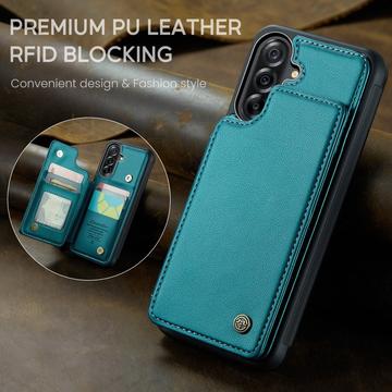 Samsung Galaxy A17 Caseme C22-etui RFID-kortpung - grøn