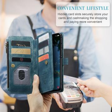 Samsung Galaxy A17 Caseme C30 Multifunktionel Pung - Blå
