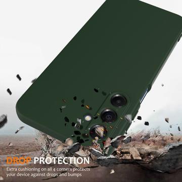 Samsung Galaxy A17 Liquid Silikone Cover - MagSafe Kompatibel - Mørkegrøn