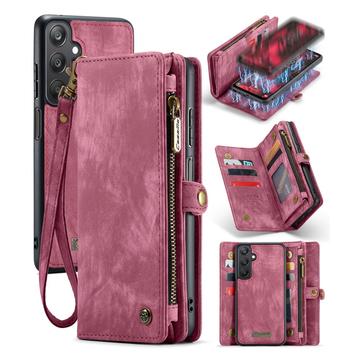Samsung Galaxy A25 Caseme 008 2-i-1 Multifunktionel Pung - Rød