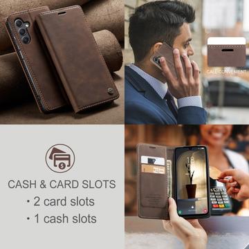 Samsung Galaxy A25 Caseme 013 Series Pung - Kaffe