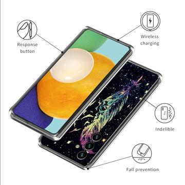 Samsung Galaxy A25 Stilfuld Ultra-Slim TPU Cover - Fjer