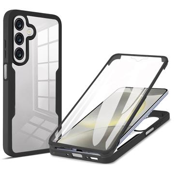 Samsung Galaxy A26 360 Beskyttelse Cover - Sort / Klar