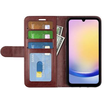 Samsung Galaxy A26 Pung med Magnetisk Lukning - brun