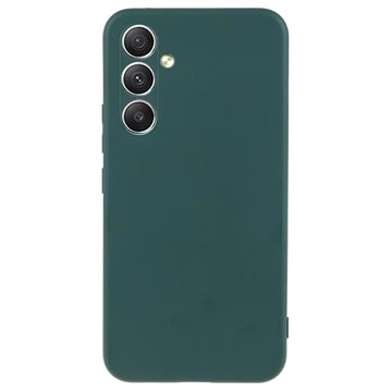 Samsung Galaxy A34 5G Anti-Fingeraftryk Mat TPU Cover - Armygrøn