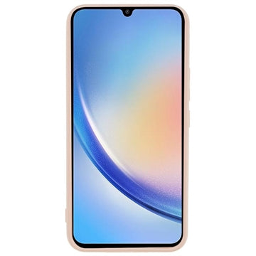 Samsung Galaxy A34 5G Anti-Fingeraftryk Mat TPU Cover - Pink