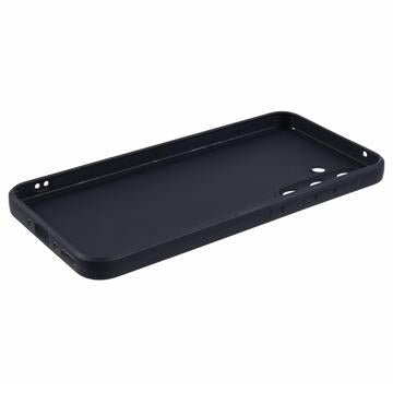 Samsung Galaxy A35 Anti-Fingeraftryk Mat TPU Cover - Sort