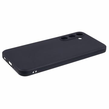 Samsung Galaxy A35 Anti-Fingeraftryk Mat TPU Cover - Sort