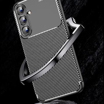 Samsung Galaxy A35 Beetle Karbonfiber TPU Cover - Sort