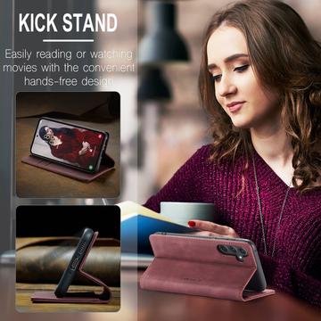 Samsung Galaxy A35 Caseme 013 Series Pung - Vinrød