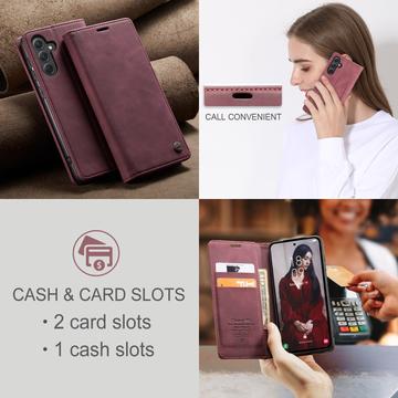 Samsung Galaxy A35 Caseme 013 Series Pung - Vinrød
