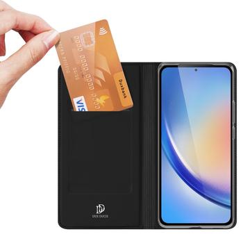 Samsung Galaxy A35 Dux Ducis Skin Pro Flip Cover - Sort