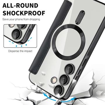 Samsung Galaxy A35 Flip cover med kortholder - MagSafe-kompatibel - Sort