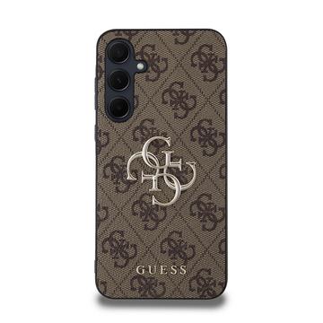 Samsung Galaxy A35 Guess 4G Big Metal Logo Hybrid Cover - Brun