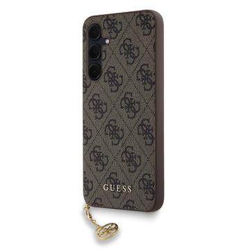 Samsung Galaxy A35 Guess 4G Charms Collection Hybrid Cover - Brun