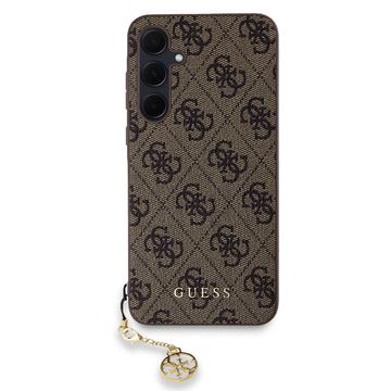 Samsung Galaxy A35 Guess 4G Charms Collection Hybrid Cover - Brun
