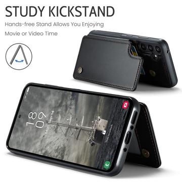 Samsung Galaxy A36 Caseme C22-etui RFID-kortpung - Sort