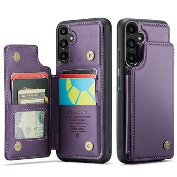 Samsung Galaxy A36 Caseme C22-etui RFID-kortpung - lilla