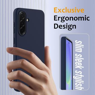 Samsung Galaxy A36/A56 Liquid Silikone Cover - MagSafe Kompatibel - Mørkeblå