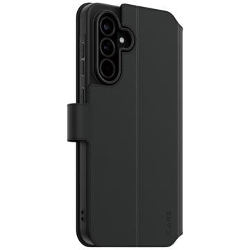 Samsung Galaxy A36 PanzerGlass Care Feature Pung etui med stativ - Sort