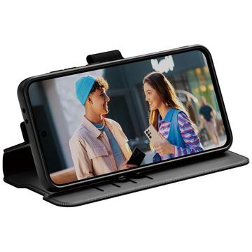 Samsung Galaxy A36 PanzerGlass Care Feature Pung etui med stativ - Sort