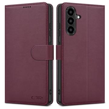 Samsung Galaxy A36/A37/A57 Tech-Protect Pung Cover med Magnet og Stativ - Morbær