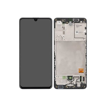 Samsung Galaxy A41 Skærm & For Cover GH82-22860A - Sort