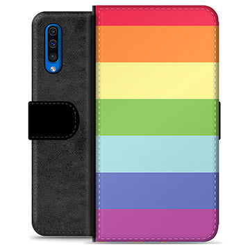 Samsung Galaxy A50 Premium Flip Cover med Pung - Pride