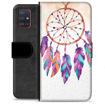 Samsung Galaxy A51 Premium Flip Cover med Pung - Drømmefanger