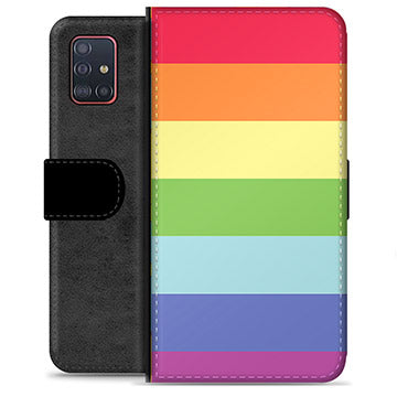 Samsung Galaxy A51 Premium Flip Cover med Pung - Pride