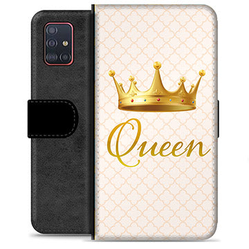 Samsung Galaxy A51 Premium Flip Cover med Pung - Dronning