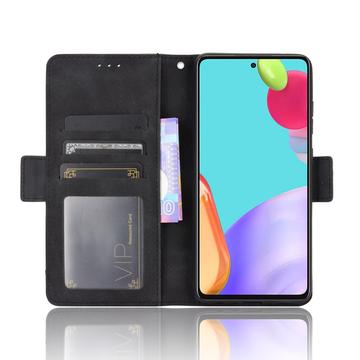 Samsung Galaxy A52 5G/A52s 5G Pung Cover med Kortholder - Sort